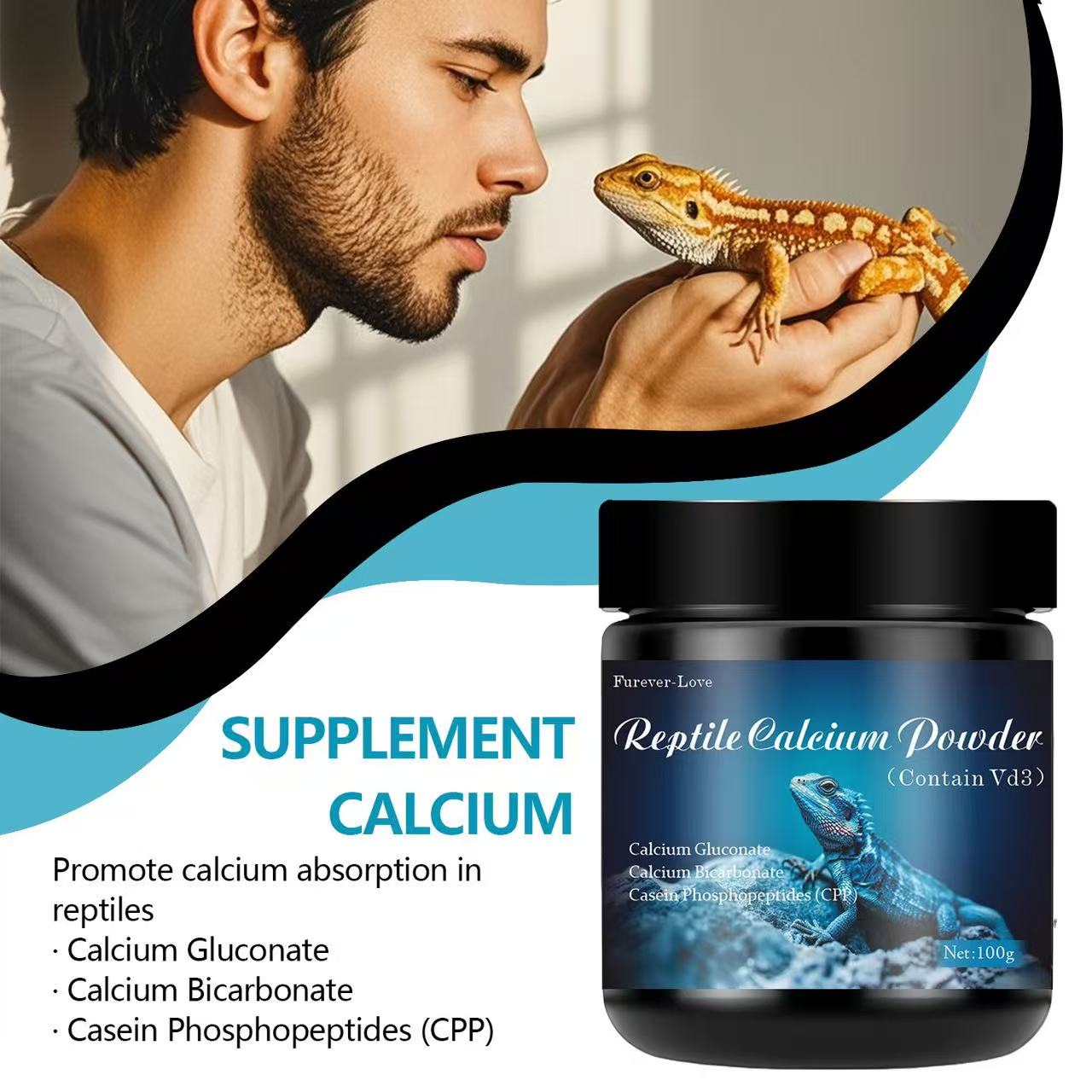 ReptiVita™ Calcium Powder with D3 （100g/3.53oz)