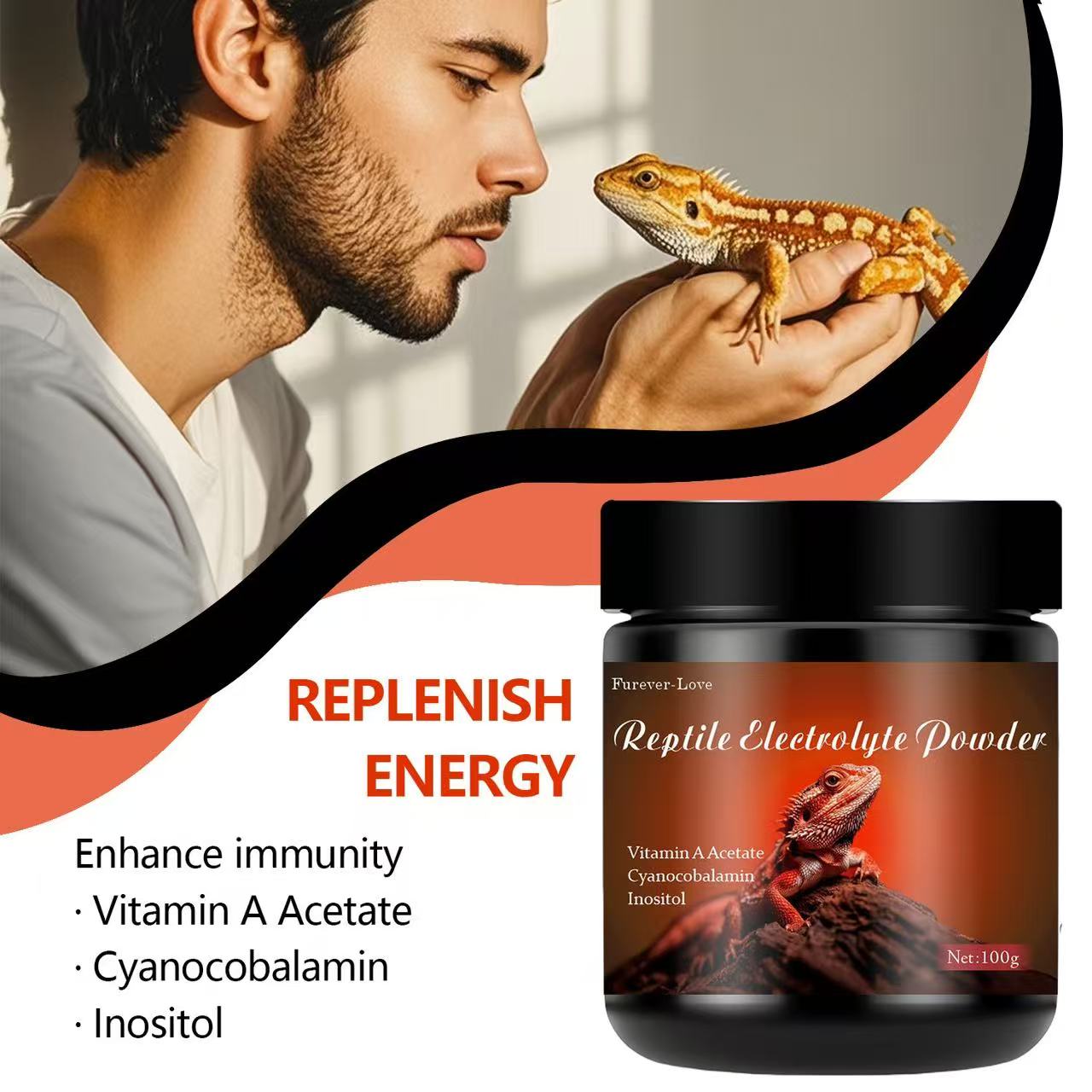 Reptile Electrolyte Powder （100g/3.53oz)