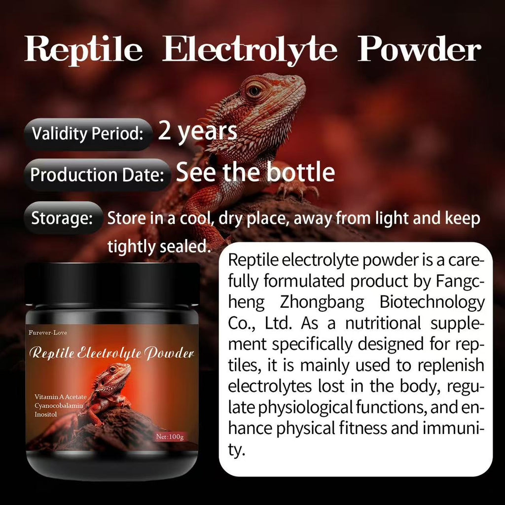 Reptile Electrolyte Powder （100g/3.53oz)